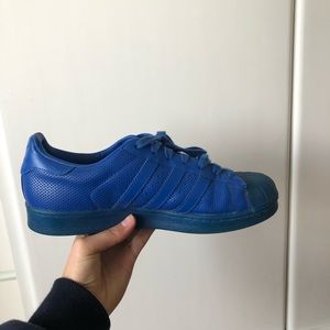Blue Adidas Superstars PHARRELL